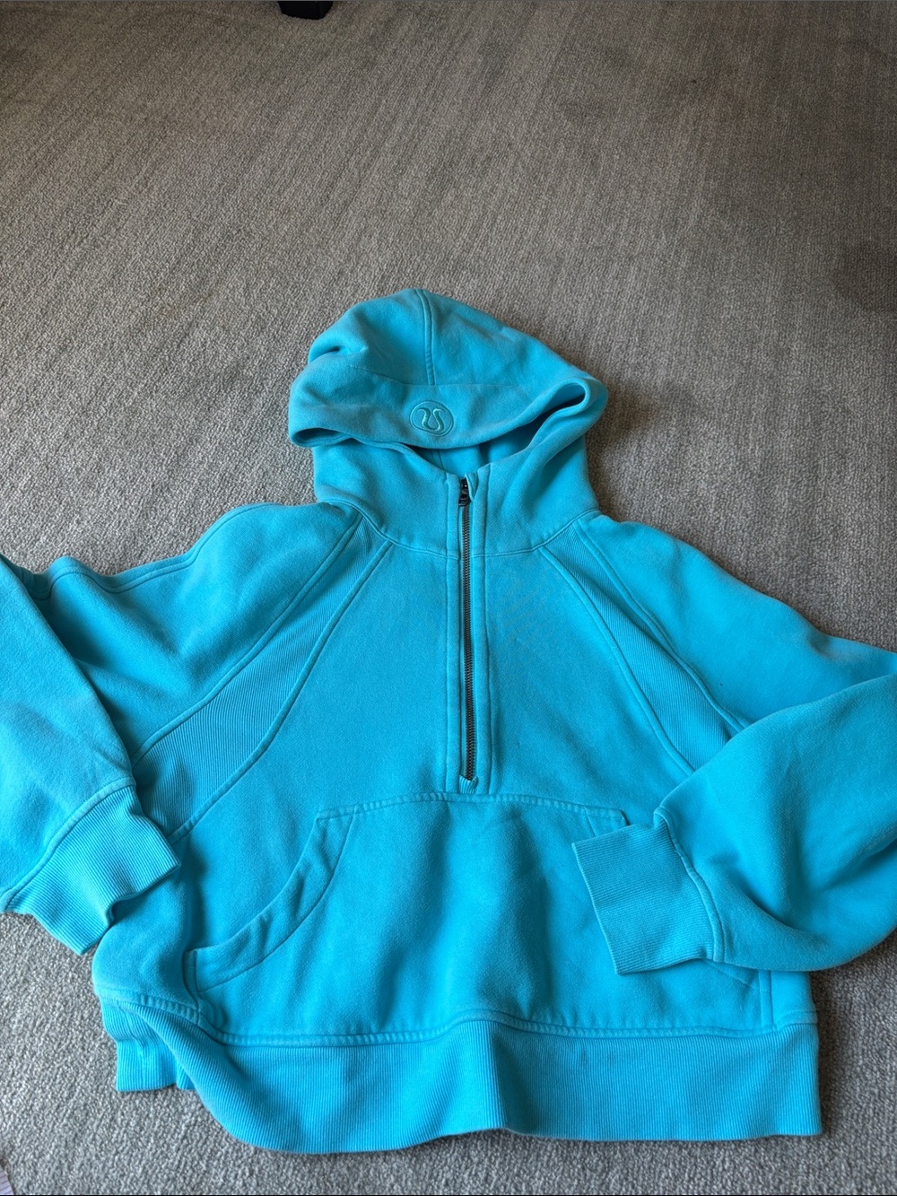 lululemon athletica Teal Zip-Up Hoodie